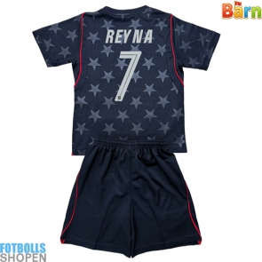 Billiga Förenta stater Giovanni Reyna #7 Bortatröja Barn VM 2026 Kortärmad (+ Korta byxor)